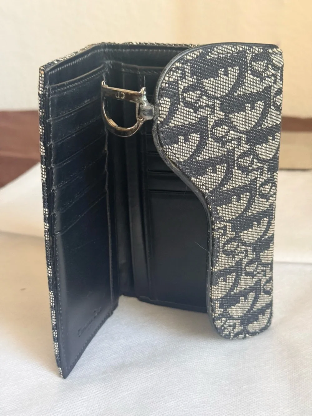 Christian Dior Saddle Trotter Long Wallet